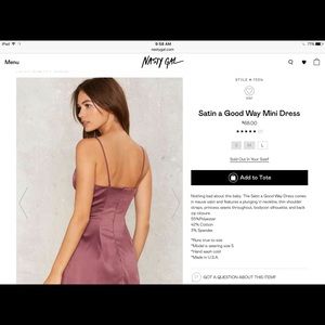Nasty gal pink prom dress